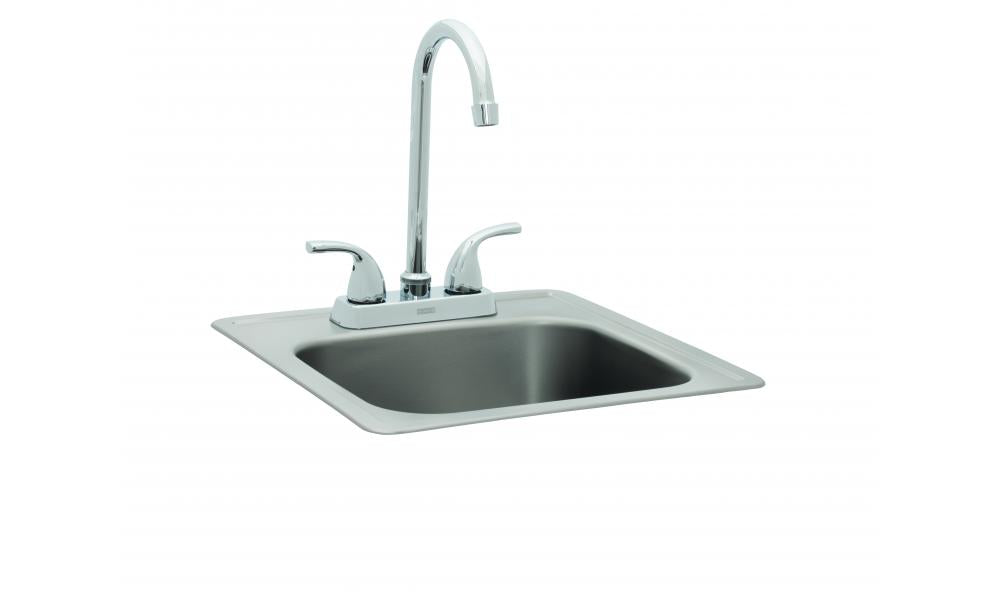 Bull 15-Inch Stainless Steel Bar Sink