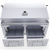Image of Sunstone 42-Inch Built-In Dual Zone Charcoal Grill - SUNCHDZ42