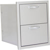 Image of Heat 16-Inch Double Drawer HTX-DRWR-DOUBLE - M&K Grills