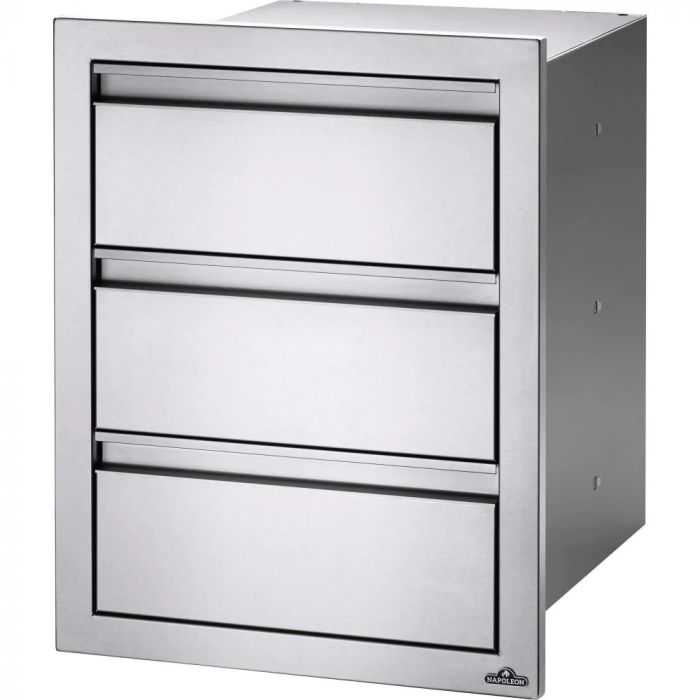 Napoleon - BI-1824-3DR - 18-Inch Stainless Steel Triple Drawer
