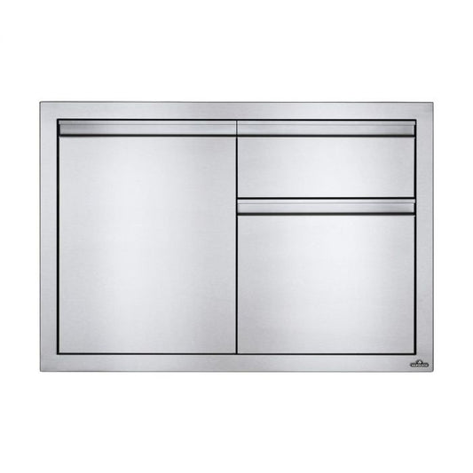 Napoleon 36-Inch Stainless Steel Single Door and Double Drawer - BI-3624-1D2DR
