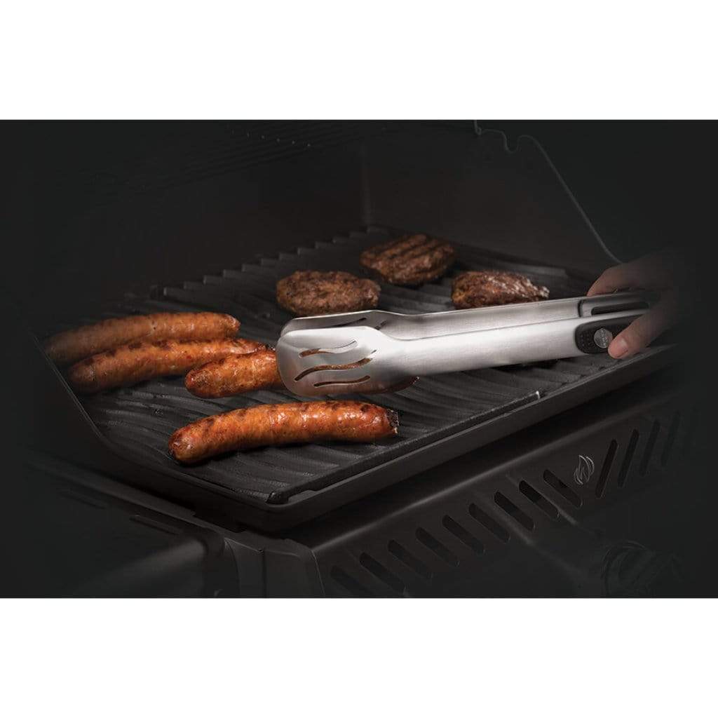 Napoleon 56365 Cast Iron Reversible Griddle For Rogue 365 & 525 - Grilling Sausages