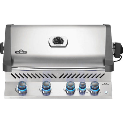 Napoleon Prestige 500 Built-in Natural Gas Grill with Infrared Rear Burner and Rotisserie Kit - BIP500RBNSS-3