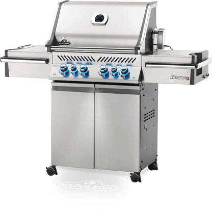 Napoleon Prestige PRO 500 Propane Grill with Infrared Rear and Side Burners and Rotisserie Kit - PRO500RSIBPSS-3