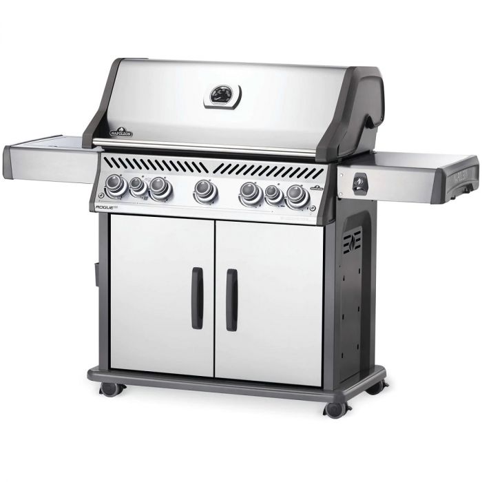 Napoleon Rogue SE 625 RSIB Propane Gas Grill with Infrared Rear & Side Burners - Stainless Steel - RSE625RSIBPSS-1