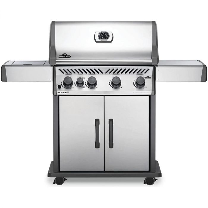 Napoleon Rogue XT 525 SIB Propane Gas Grill with Infrared Side Burner - Stainless Steel - RXT525SIBPSS-1