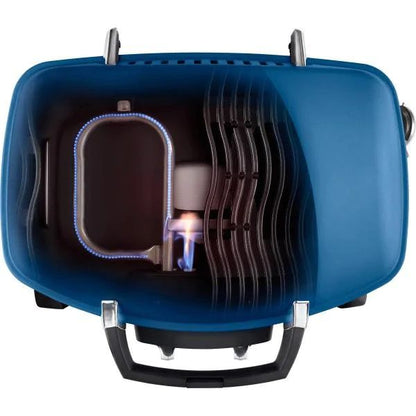 Napoleon TravelQ 285 Portable Propane Gas Grill - Blue - TQ285-BL-1 - Inside Burner