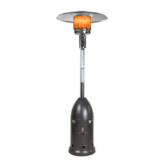 Lava Heat Roma Pro T LINE Outdoor Commercial Patio Heater Natural Gas Hammered Black
