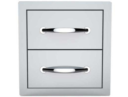 Sunstone 14" Flush Double Access Drawer - B-DD12