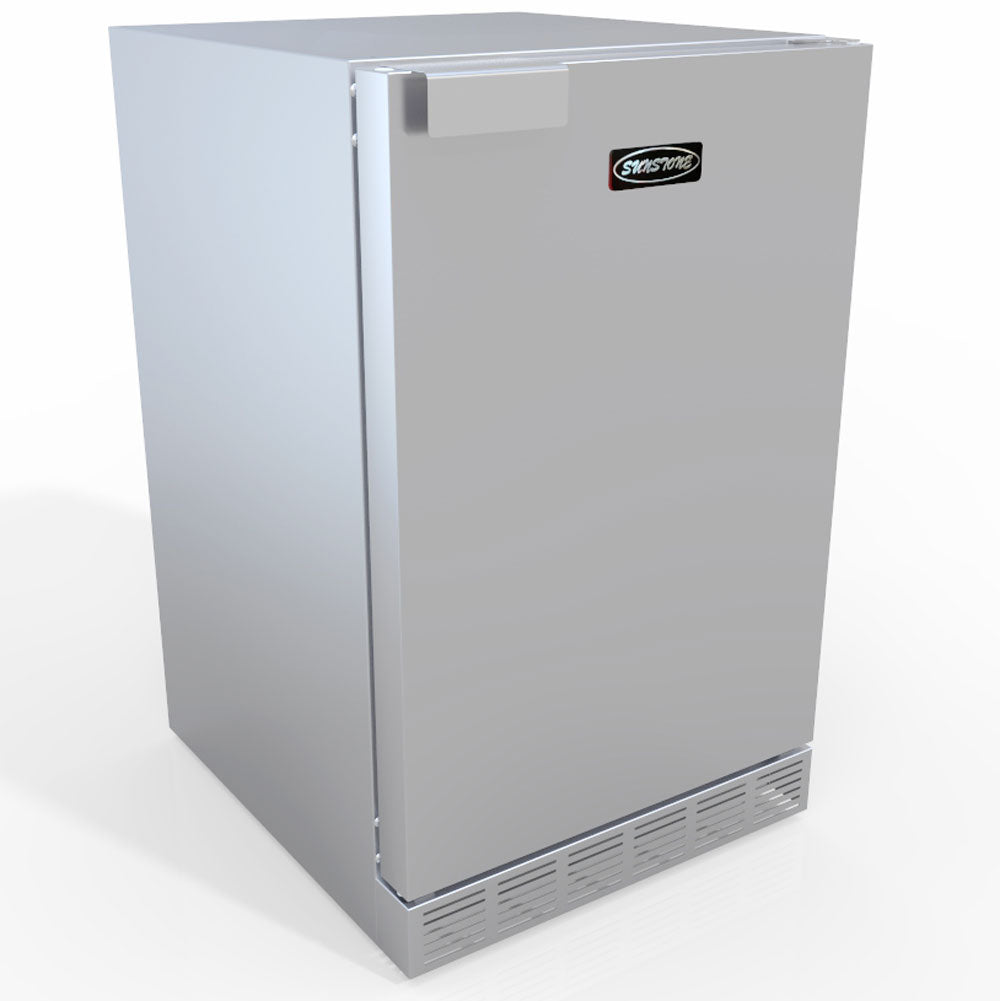 Sunstone 21" 304 Stainless Steel Outdoor Rated Refrigerator - SAPFR21PRO - Closed view