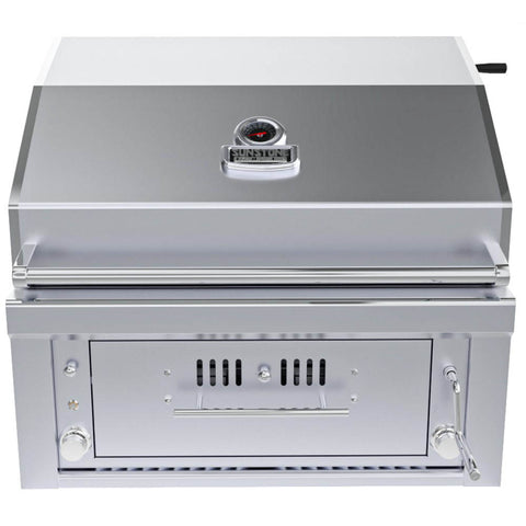 Sunstone 28" Single Zone 304 Stainless Steel Charcoal Grill - SUNCHSZ28