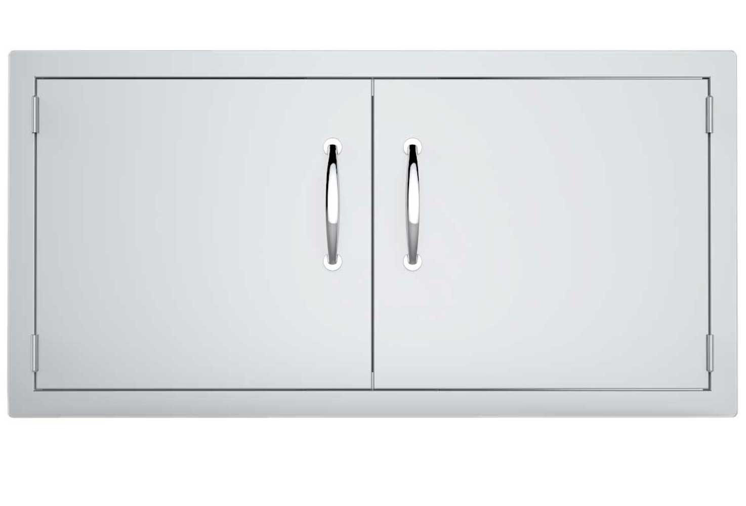 Sunstone 33" Double Door Flush Mount - A-DD33 - Double door panel with handles.