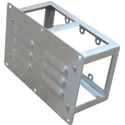 Sunstone 6 X 9 Stainless Steel Stackable Island Vent Panel Box - VENT-GBOX - Angled view of stackable vent panel box.