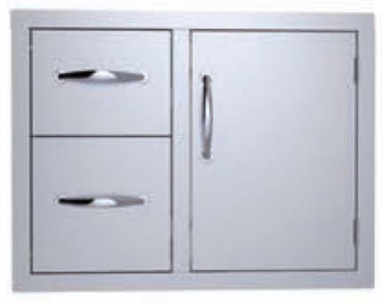 Sunstone Classic Series 30" Double Drawer Door Combo - C-DDC30 - Front View