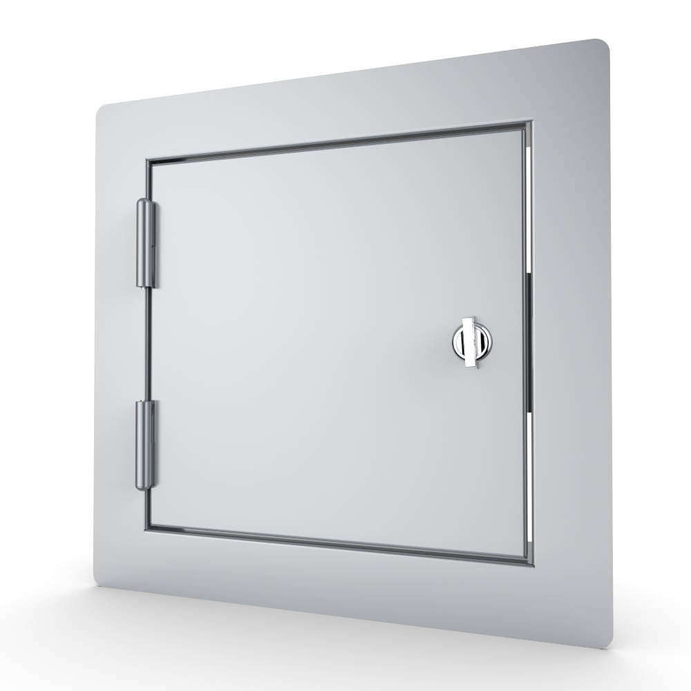 Sunstone Classic Series Flush Style 12"x12" Utility Access Door - C-SD12 - Angled View