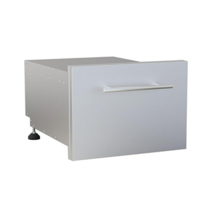 Sunstone Designer Series 13"H Multi-Configurable Tilt-out Paper Towel, Cutlery Drawer & Cutting Board Combo - DE-DPCF13 - Drawer Closed (Side View)