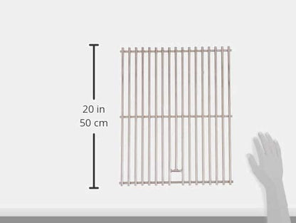 Sunstone Grill Cooking Grates Set (2pcs- 17Bars ) for 4 burner 34" Sunstone Grill - P-GSet4B - measuring 20 inches (50 cm)