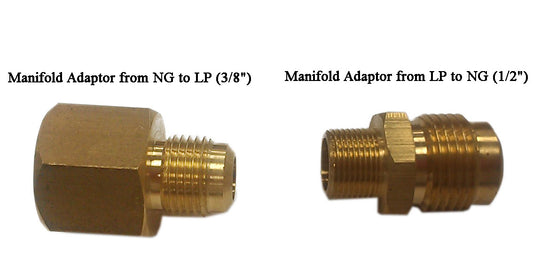Sunstone Manifold Adaptor from NG to LP (3/8") - P-MAdaptor-LP