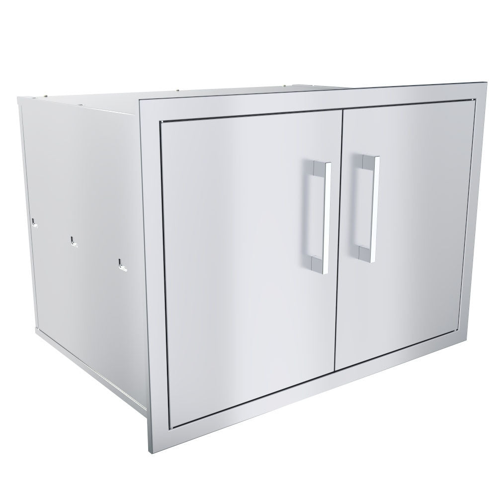 Sunstone Signature Series 30" Beveled Frame Weather Sealed Dry Storage Pantry - BA-DSH30