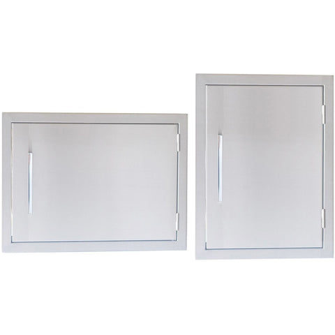 Sunstone 14x20 inch beveled frame vertical door BA-DV1420 - M&K Grills