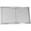 Image of Sunstone 36 inch beveled frame double door BA-DD36 - M&K Grills