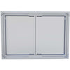 Image of Sunstone 30 inch beveled frame double door BA-DD30 - M&K Grills
