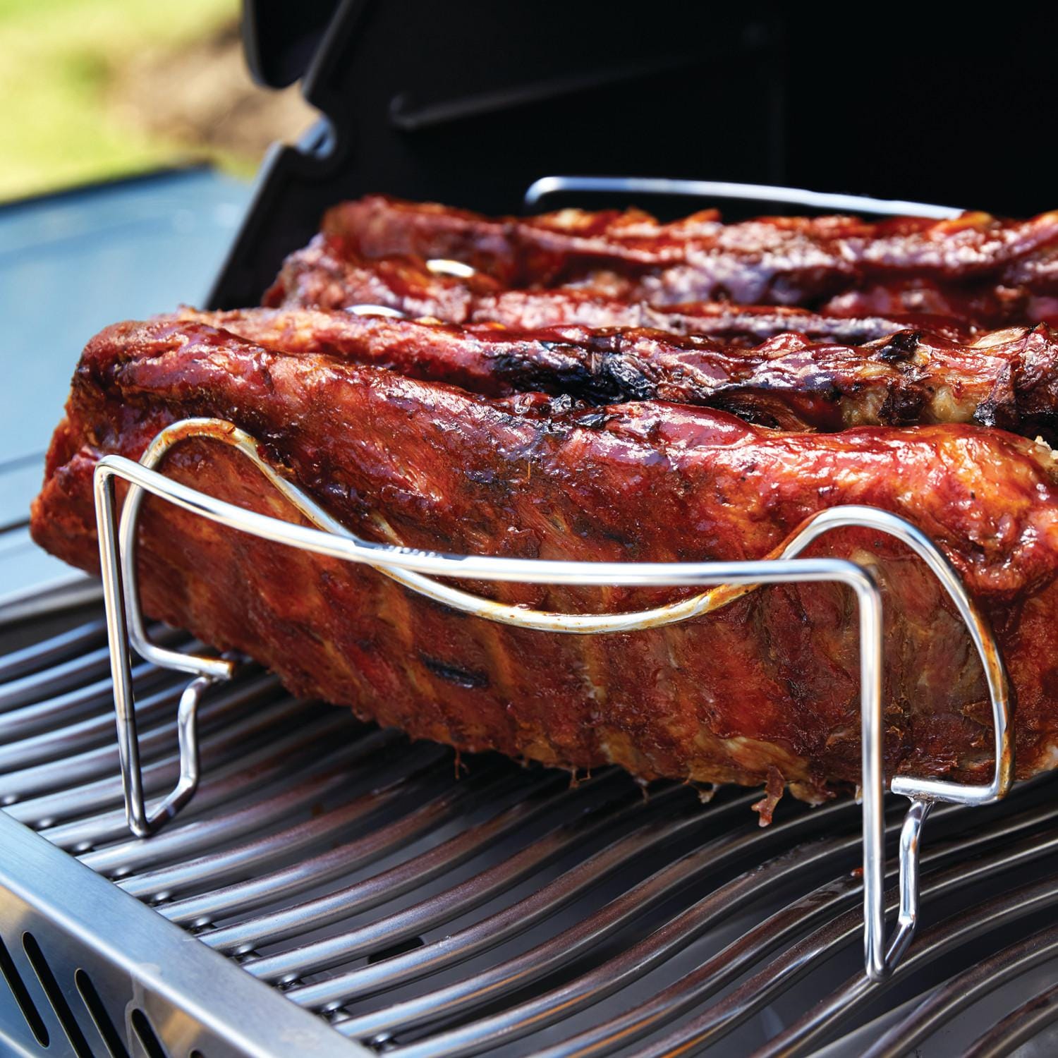 Napoleon 56019 3-in-1 Roasting Rack - Rack With Ribs