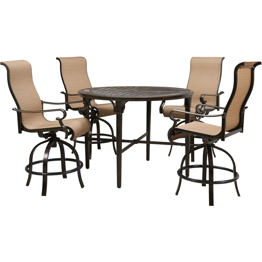 hanover-brigantine-5-piece-4-swivel-bar-chairs-and-50-inch-round-bar-table-brigdn5pcbr
