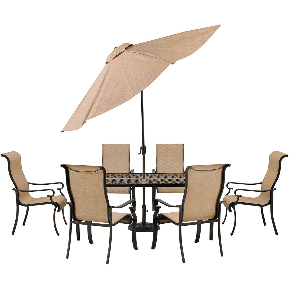 Hanover Brigantine 7 piece Patio Dining Set