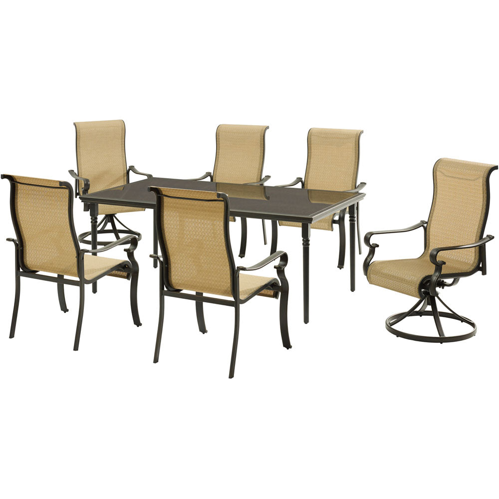 Hanover Brigantine 7 piece Patio Dining Set