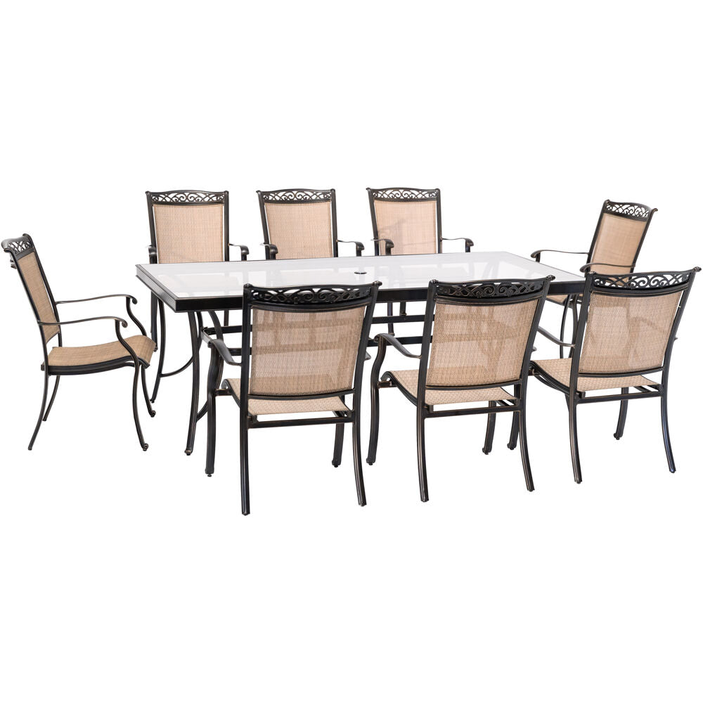 hanover-fontana-9-piece-8-sling-dining-chairs-42x84-inch-glass-top-table-fntdn9pcg
