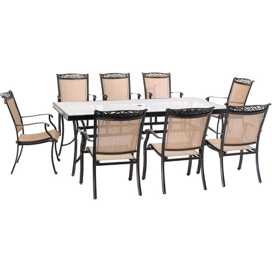 hanover-9-piece-dining-set-42x84-inch-glass-top-table-8-sling-dining-chairs-includes-cover-fntdn9pcg-sc