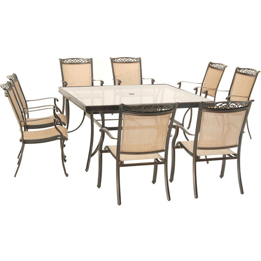 hanover-9-piece-dining-set-60-inch-square-glass-top-table-8-sling-dining-chairs-includes-cover-fntdn9pcsqg-sc