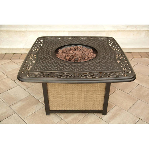 Hammond Adams 5pc fire pit table set ADAMS5PCFP - M&K Grills