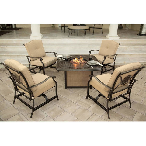 Hammond Adams 5pc fire pit table set ADAMS5PCFP - M&K Grills