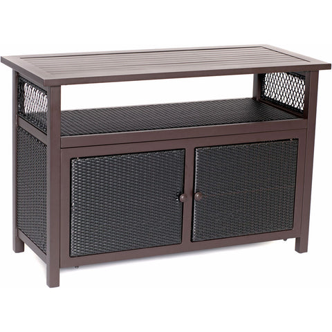 hanover-aluminum-with-woven-media-console-table-with-storage-han-consoletbl