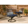Image of hanover-montclair-7-piece-6-swivel-rockers-40x66-inch-dining-table-mclrdn7pcsqsw6-nvy-swivel-rockers-outdoor