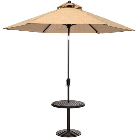 hanover-25-inch-round-cast-umbrella-side-table-with-umbrella-hanumbtbl-rc-su