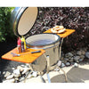 Image of Heat 19&Prime; ceramic kamado grill with accessories &amp; cart HTK&#45;19CSCA - M&K Grills