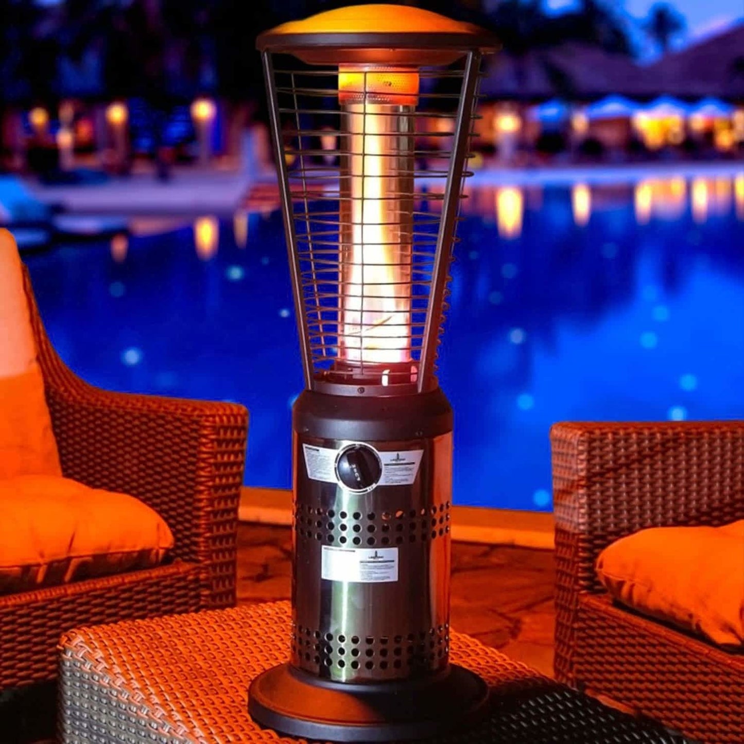 Lava Heat Mini Ember Patio Heater 10000 Btu Propane Miniember-Gm-Lp - M&K Grills