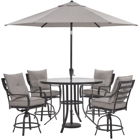 hanover-lavallette-5-piece-4-swivel-bar-chairs-bar-glass-table-umbrella-and-base