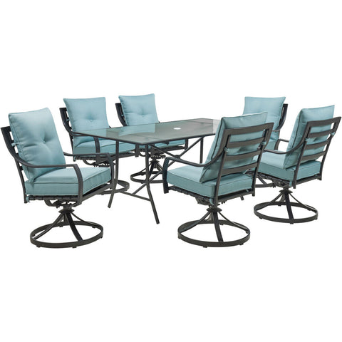 hanover-lavallette-7-piece-6-swivel-dining-chairs-and-rectangle-glass-table-lavdn7pcsw-blu