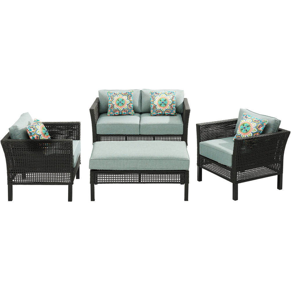 hanover-malta-4-piece-seating-set-loveseat-2-side-chairs-woven-with-cushion-ottoman-with-table-mal-4pc-blu