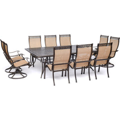 hanover-manor-11-piece-6-sling-dining-chairs-4-sling-swivel-rockers-60x84-inch-cast-table-mandn11pcsw4