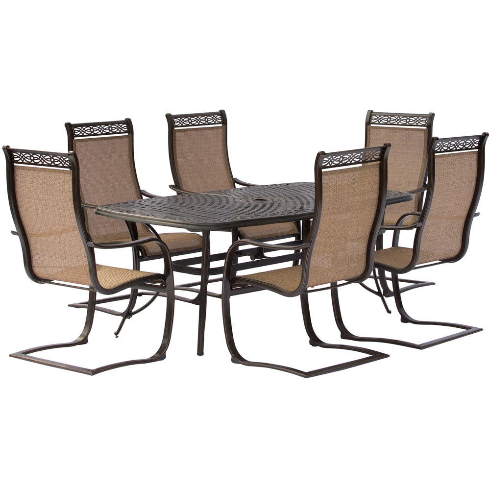 hanover-manor-7-piece-6-c-spring-dining-chairs-38x72-inch-cast-table-mandn7pcsp