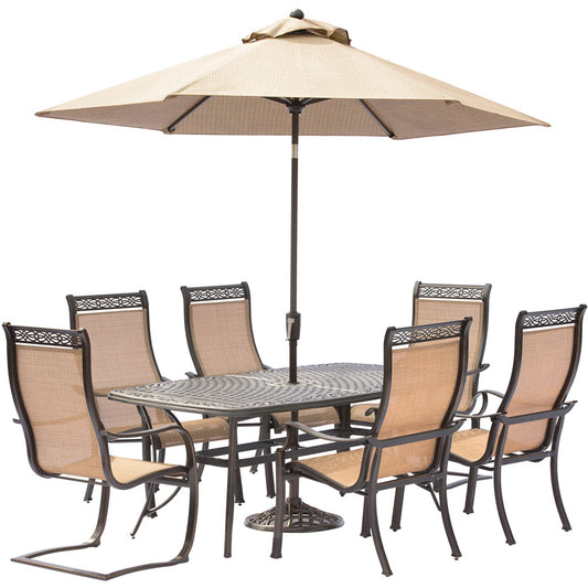 hanover-manor-7-piece-4-sling-chairs-2-c-spring-chairs-38x72-cast-table-umbrella-base-mandn7pcsp-2-su