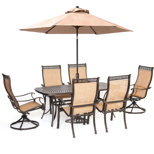 hanover-manor-7-piece-4-sling-dining-chairs-2-sling-swivel-rockers-38x72-cast-table-umbrella-base-mandn7pcsw-2-su