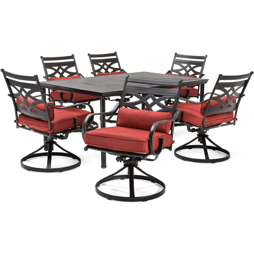 hanover-montclair-7-piece-6-swivel-rockers-40x66-inch-dining-table-mclrdn7pcsqsw6-chl