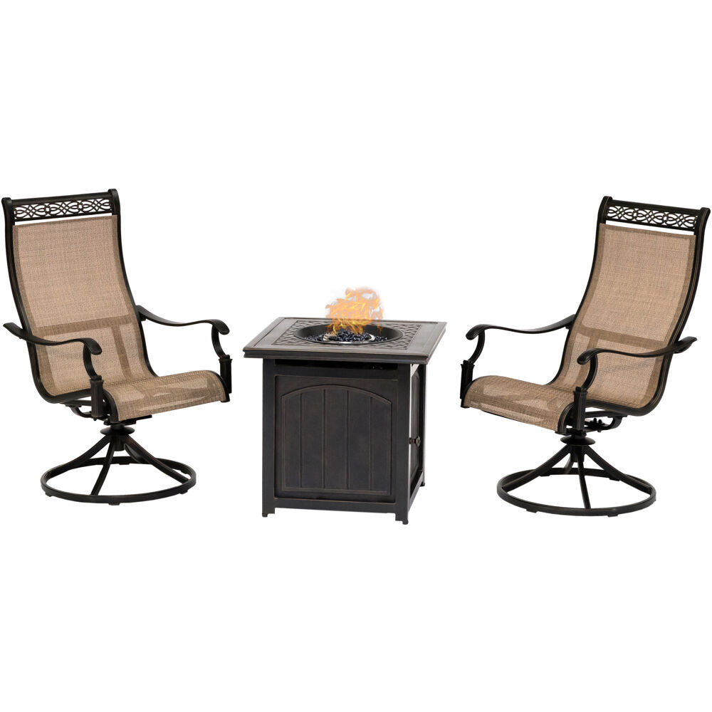 hanover-monaco-3-piece-2-sling-swivel-rockers-and-26-inch-square-fire-pit-mon3pcswfpsq