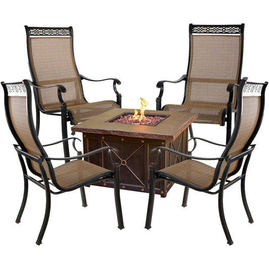 hanover-monaco-5-piece-fire-pit-set-4-sling-chairs-and-durastone-fire-pit-mon5pcdfp
